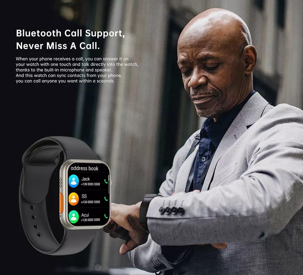Sport-Style Fitness Smartwatch – Model 8 Pro