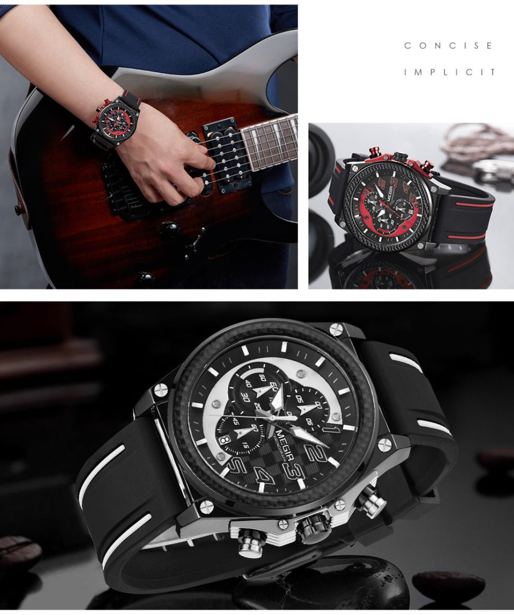 Men's Chronograph Watches - Luminous - X Best Deals
