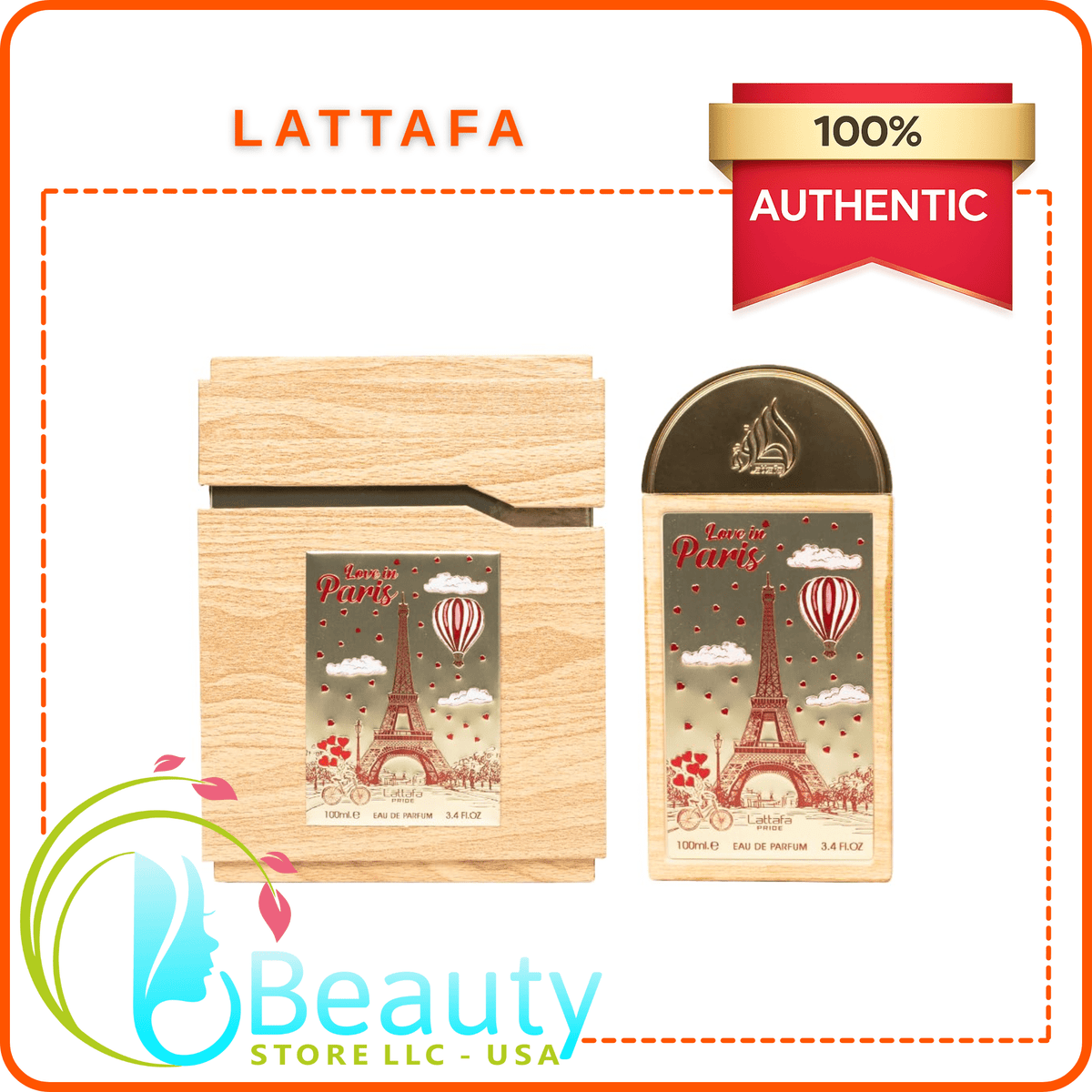 Lattafa Pride Love In Paris Eau de Parfum — 100ml