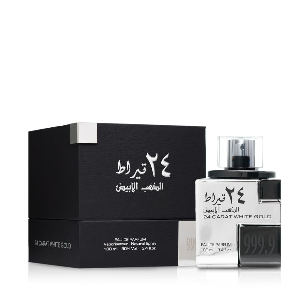 Lattafa 24 Carat White Gold Eau de Parfum — 100ml