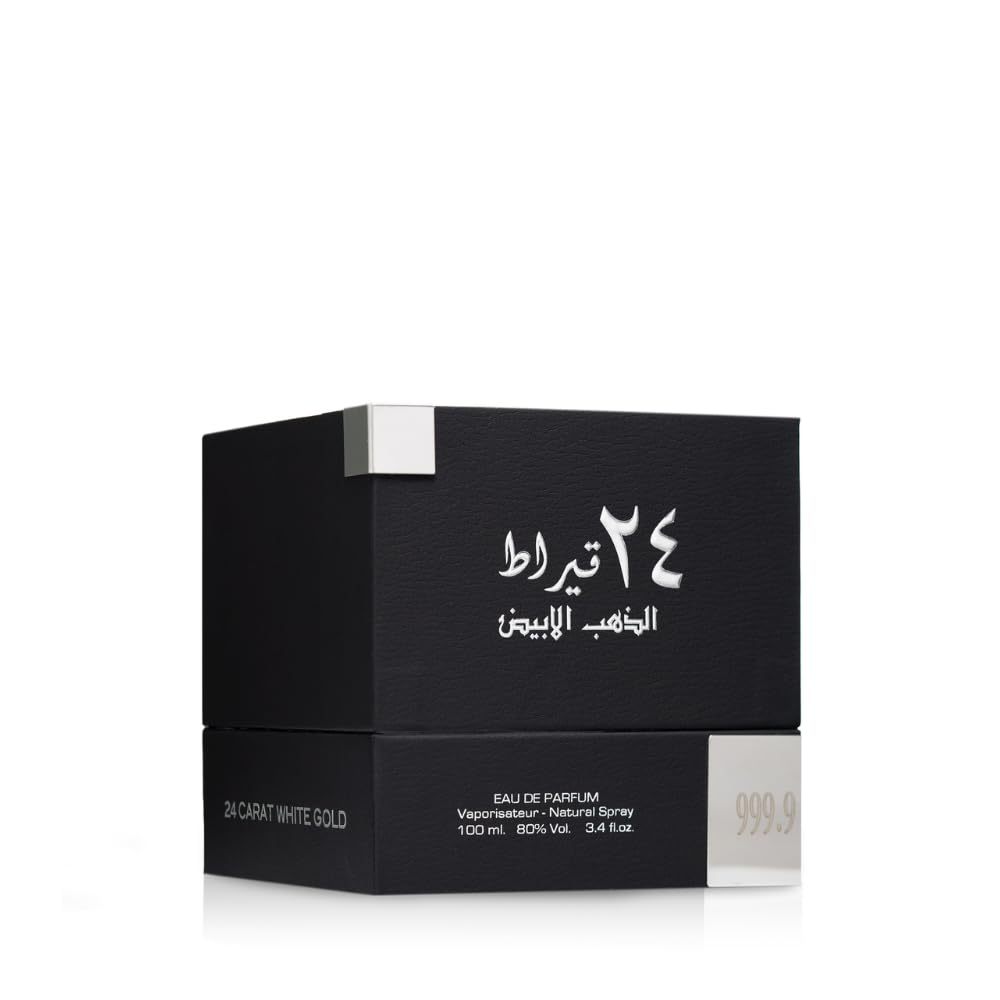 Lattafa 24 Carat White Gold Eau de Parfum — 100ml