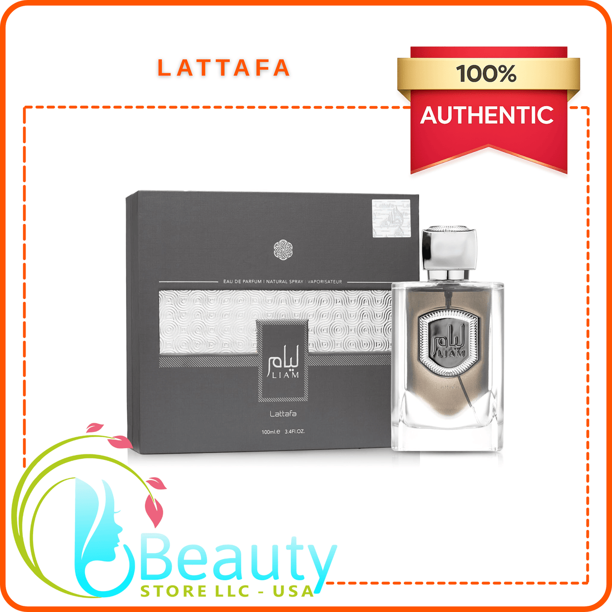 Lattafa Liam Grey Eau de Parfum — 100ml