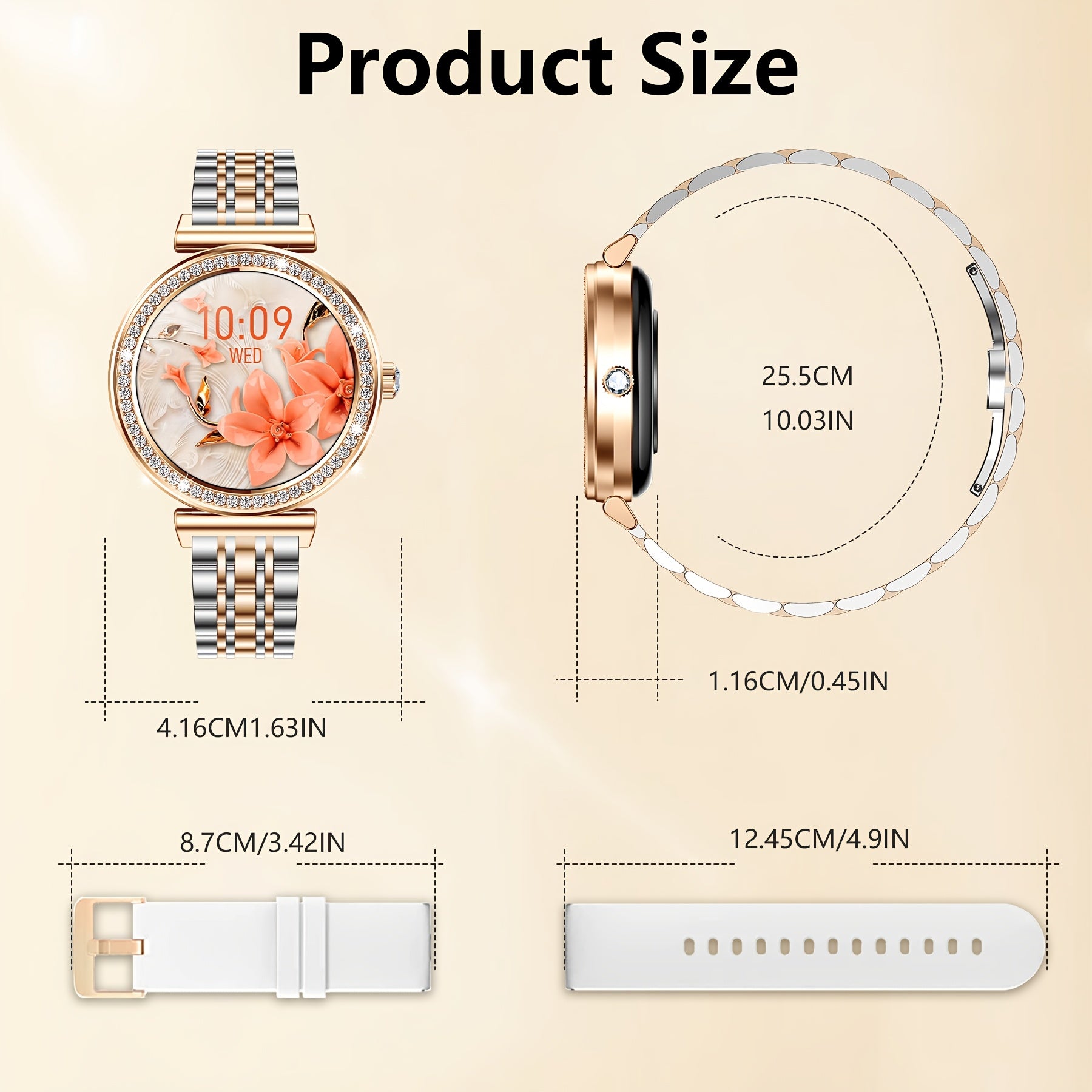 Buy Women&#39;s 1.27&quot; Touchscreen Smartwatch at xbestdeal.com