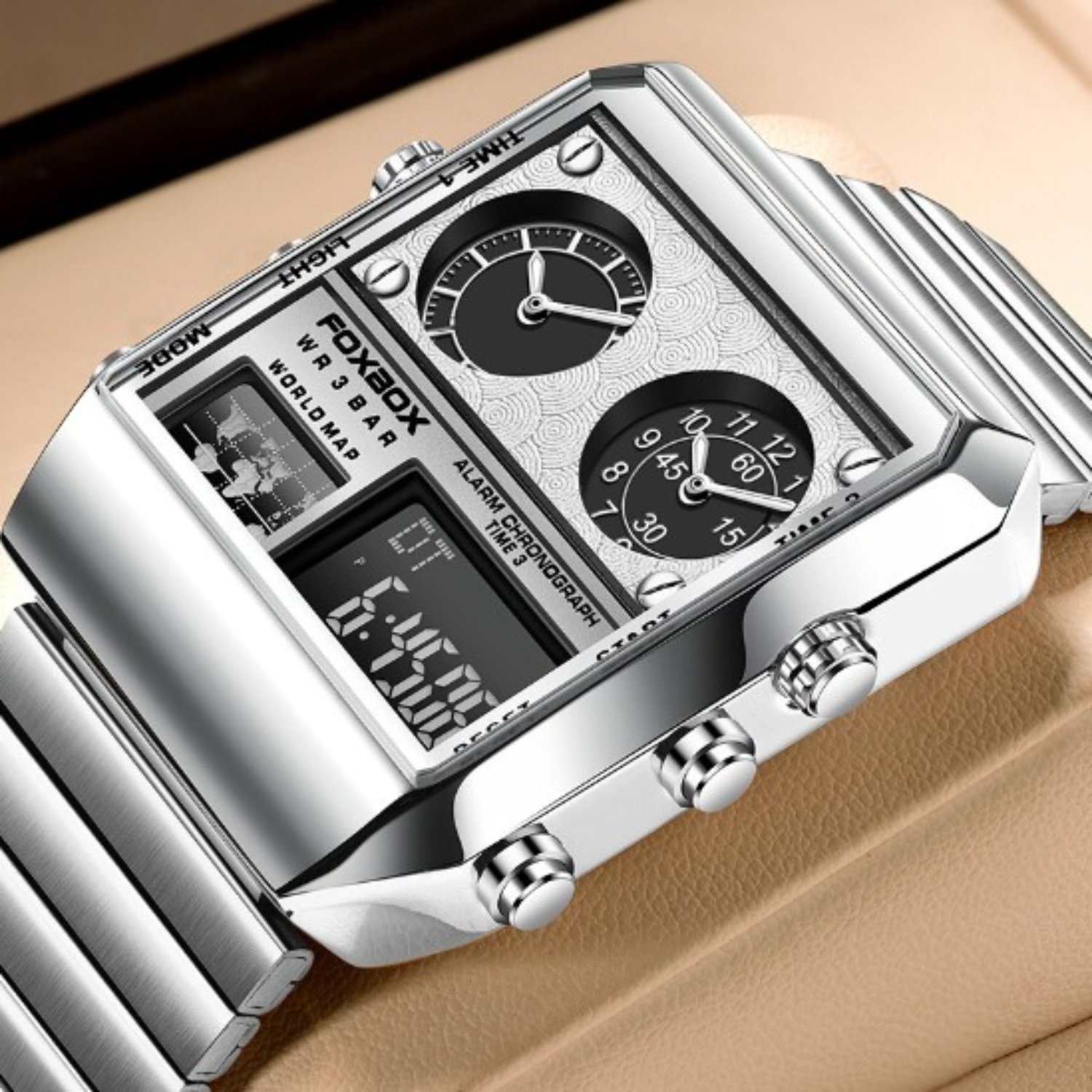  Shock Resistant, luminous, auto date functions