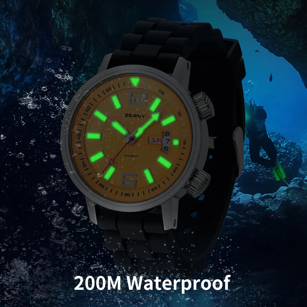 20ATM Diver Automatic Mechanical Watch
