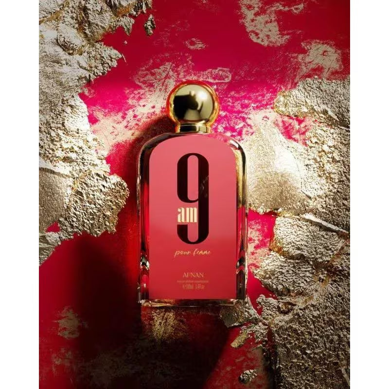 Afnan 9 AM Pour Femme Eau de Parfum — 3.4 oz