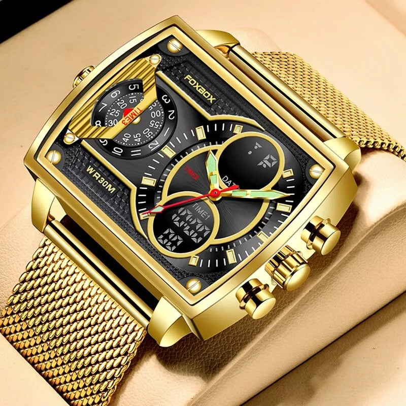 Men Watch Quartz Led Clock Digital Watches