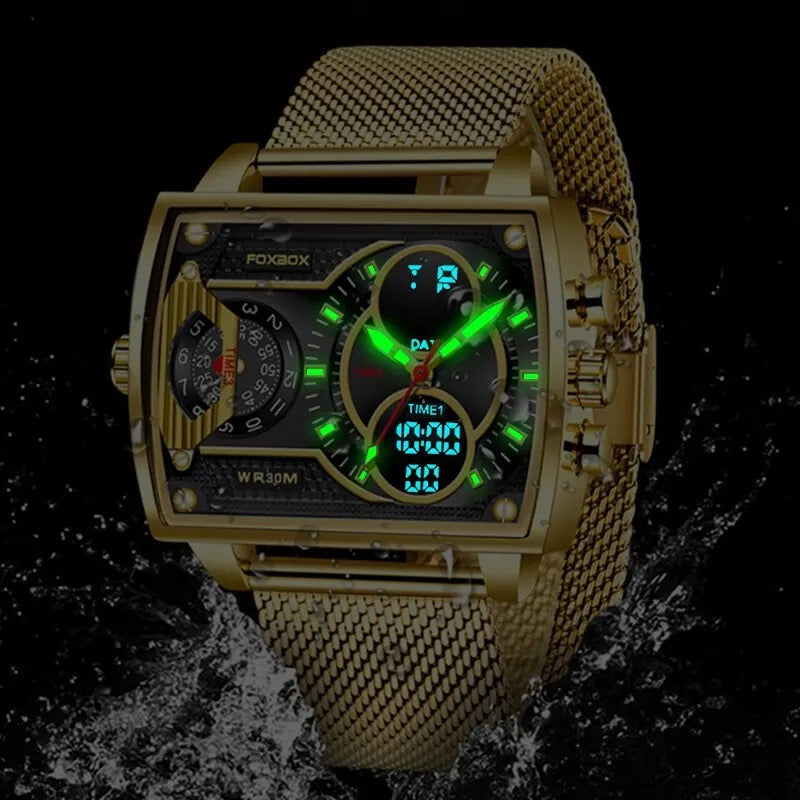 Men Watch Quartz Led Clock Digital Watches
