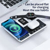 4IN1 Alarm Clock Wireless Charger Stand for Android and ISO