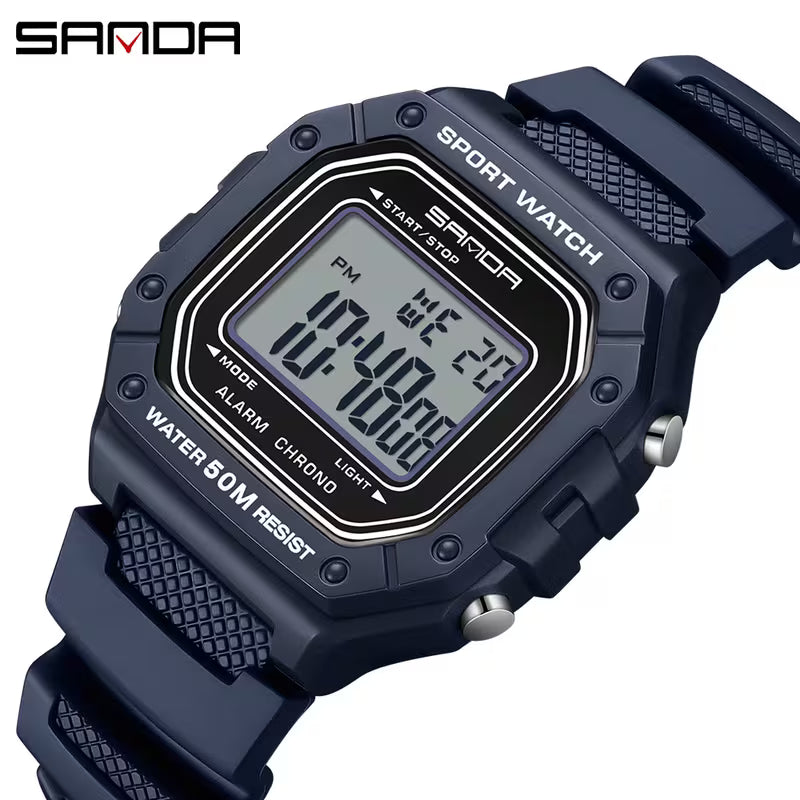 Model 2156J men's digital watch in All Blue