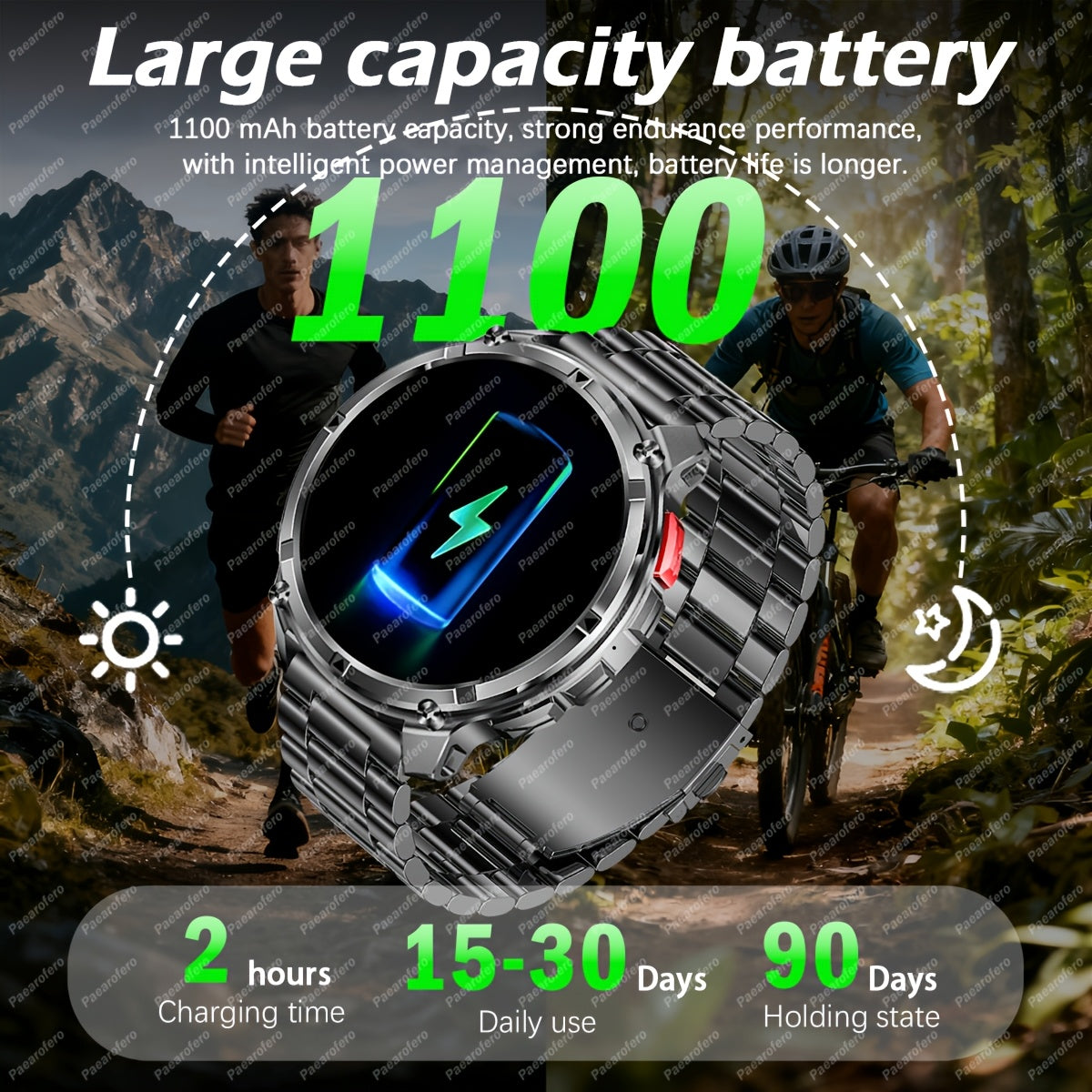 Outdoor 1.7-inch smartwatch product view 5