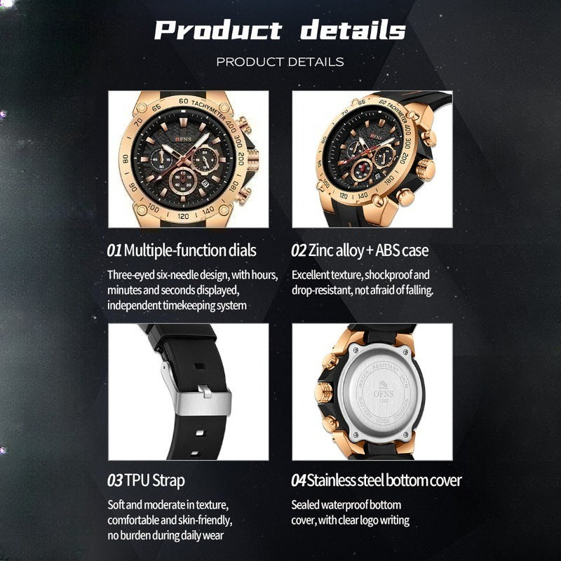 Model 1207 quartz watch view 8