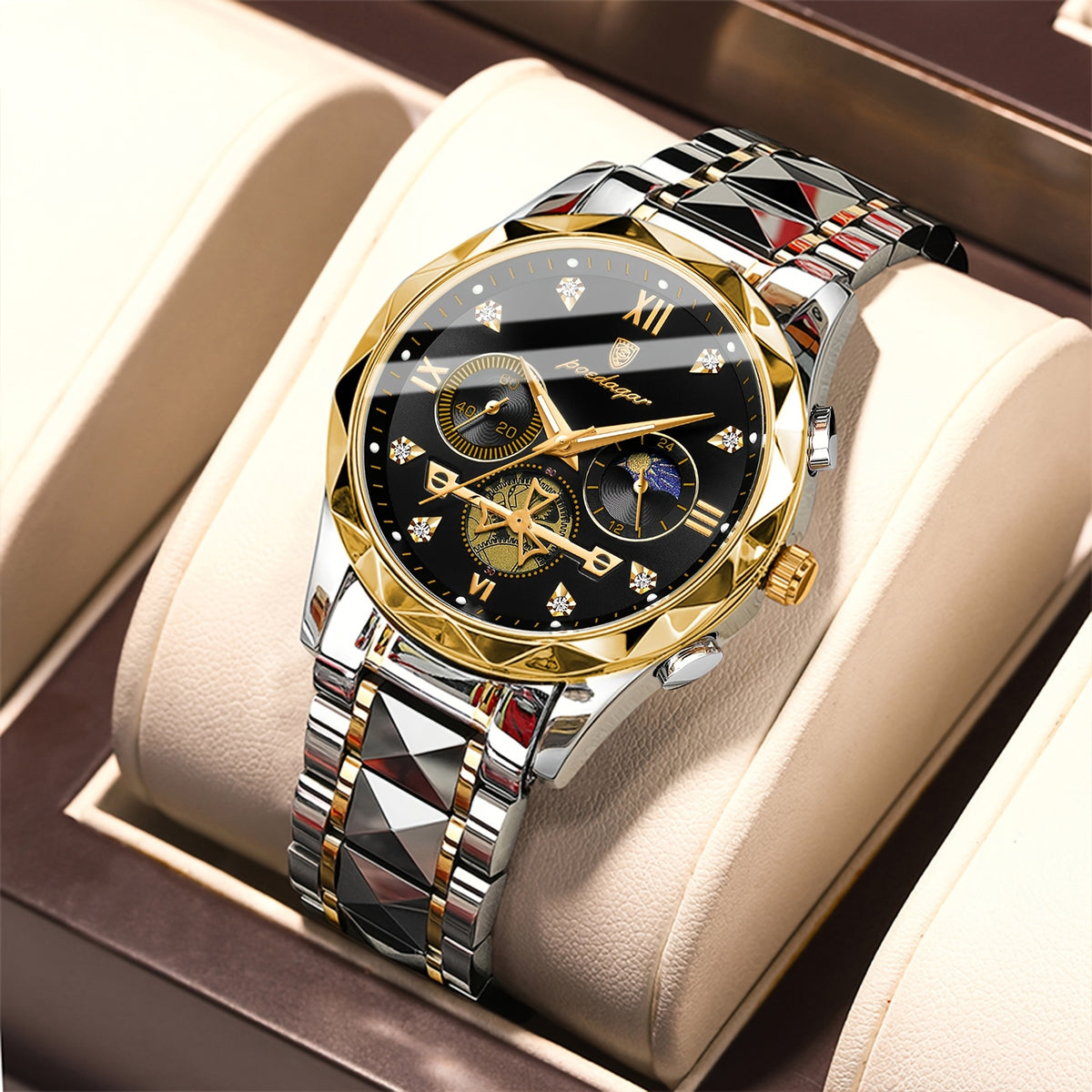 Model 996G unisex watch — Gold / Black Dial