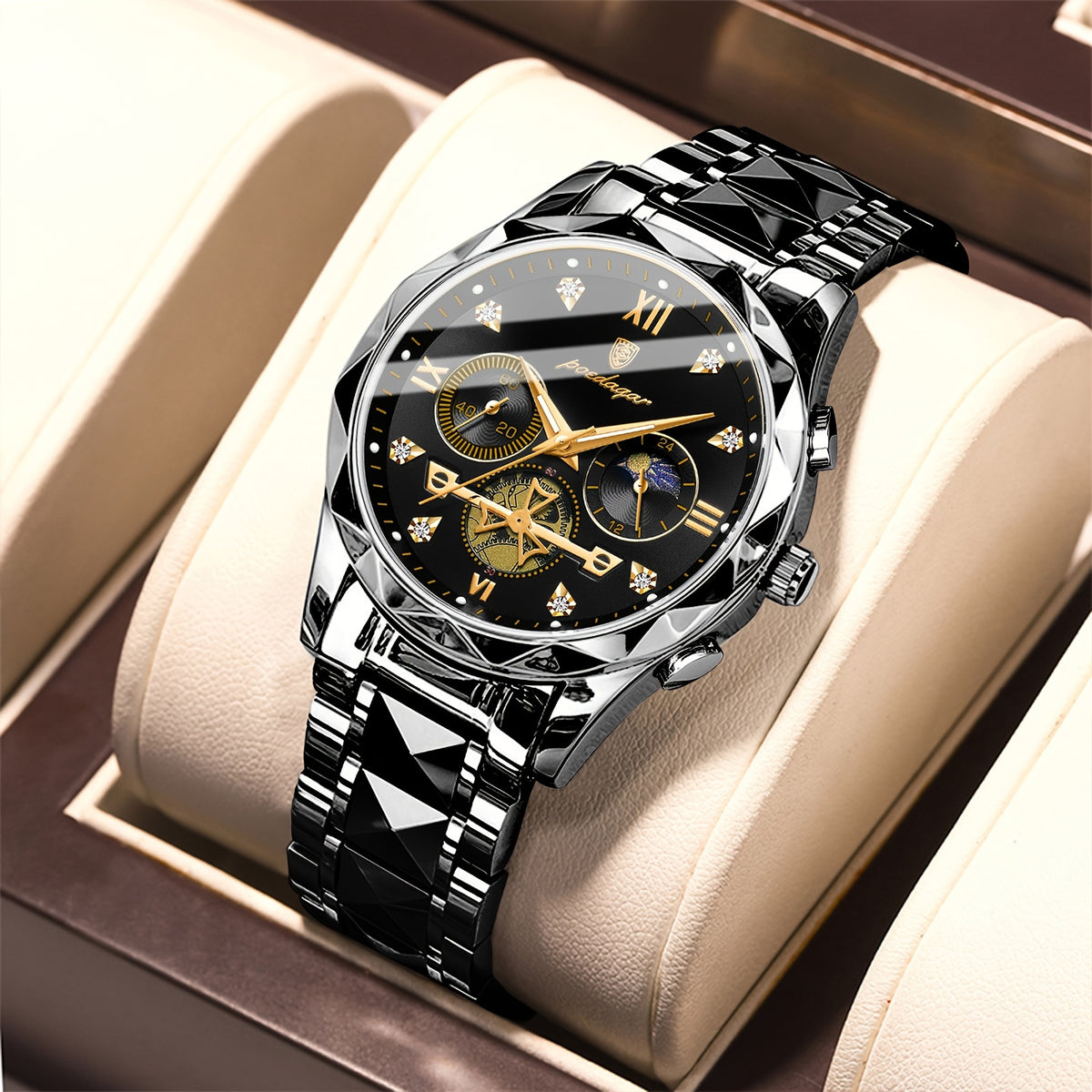 Model 996G unisex watch — Black / Black Dial