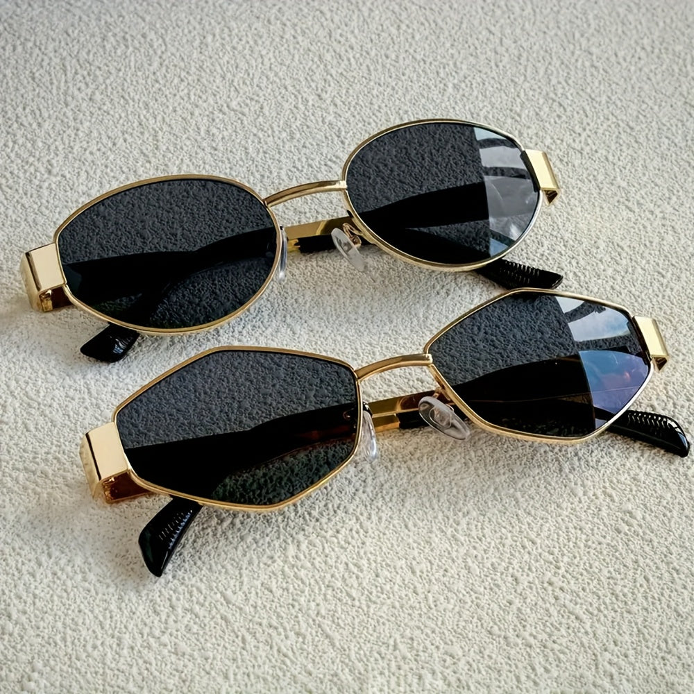 Retro round set — black pair