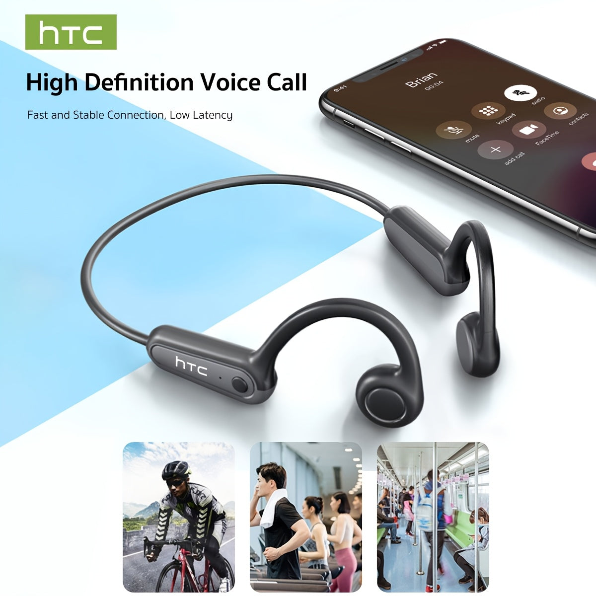 HTC NE66 Open-Ear Sports Earbuds – product photo 4