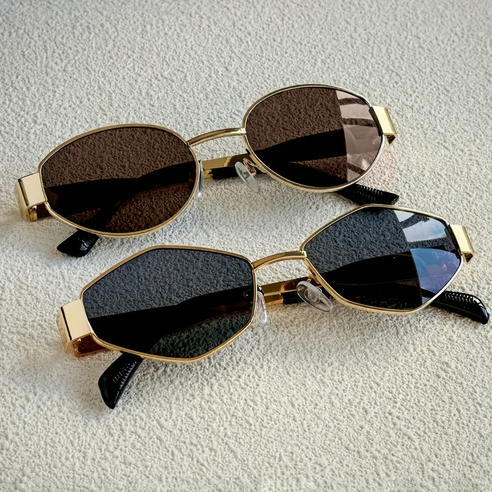 Women's Retro Round Fashion Glasses — 2-Pair Set — product view 1
