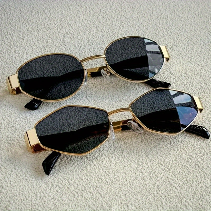 Women's Retro Round Fashion Glasses — 2-Pair Set — product view 2