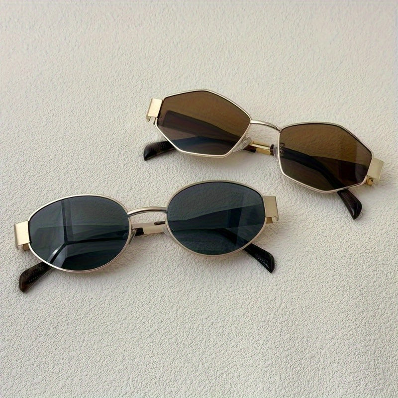 Women's Retro Round Fashion Glasses — 2-Pair Set — product view 4