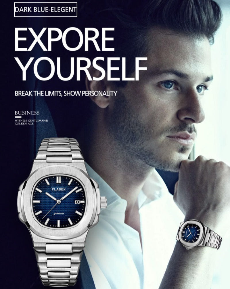 Business Men Watch Luxury Fashion Quartz Wristwatch Male