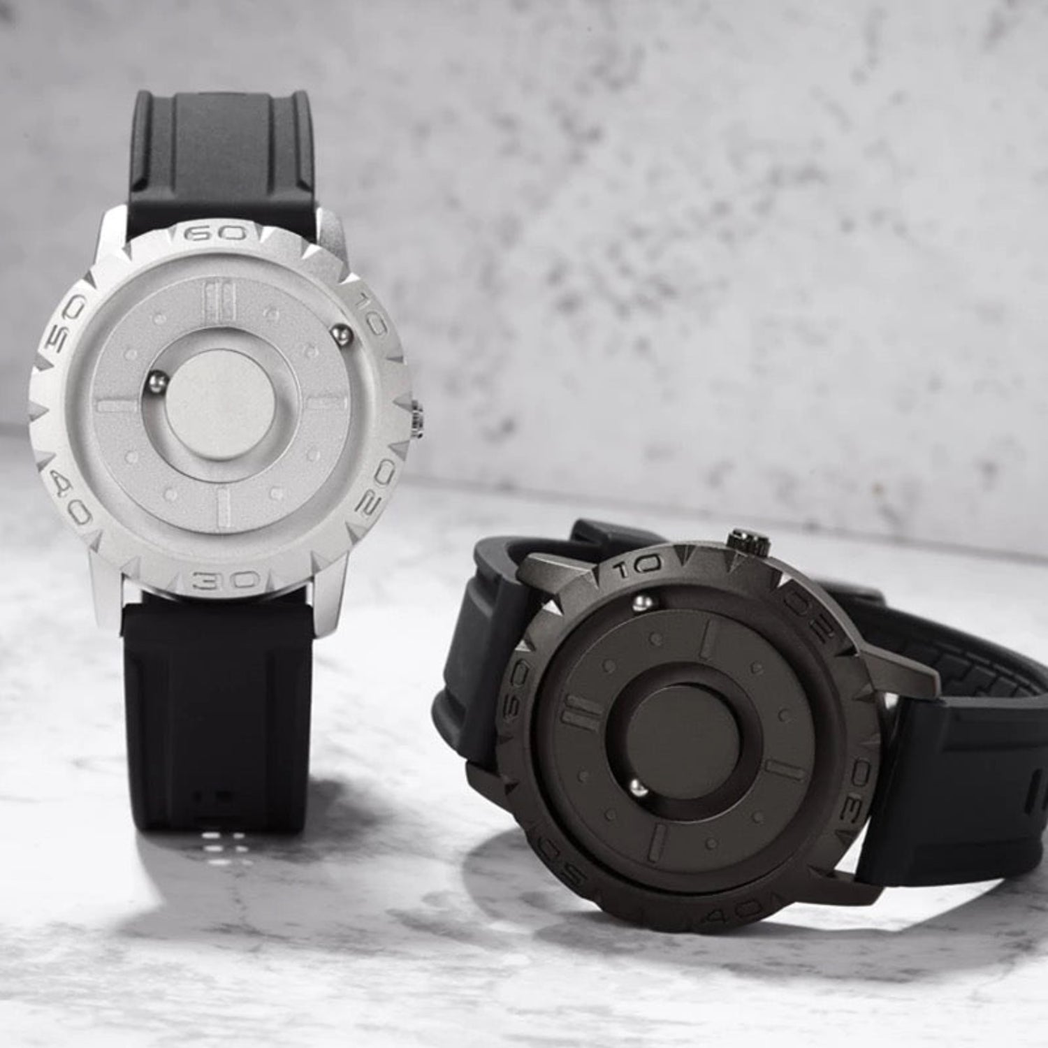 Men's Watch Original Iron Ball Magnetic Quartz Watch 