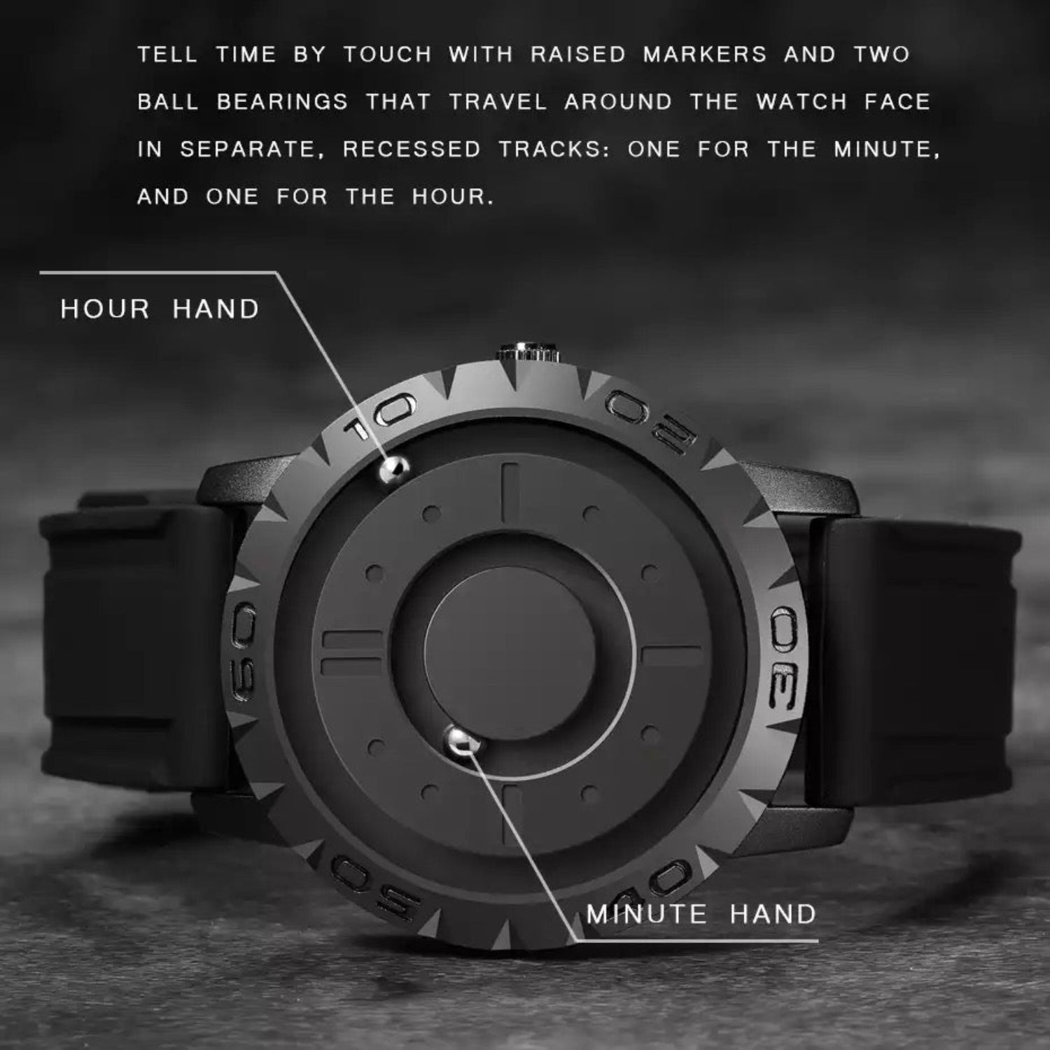Men's Watch Original Iron Ball Magnetic Quartz Watch 
