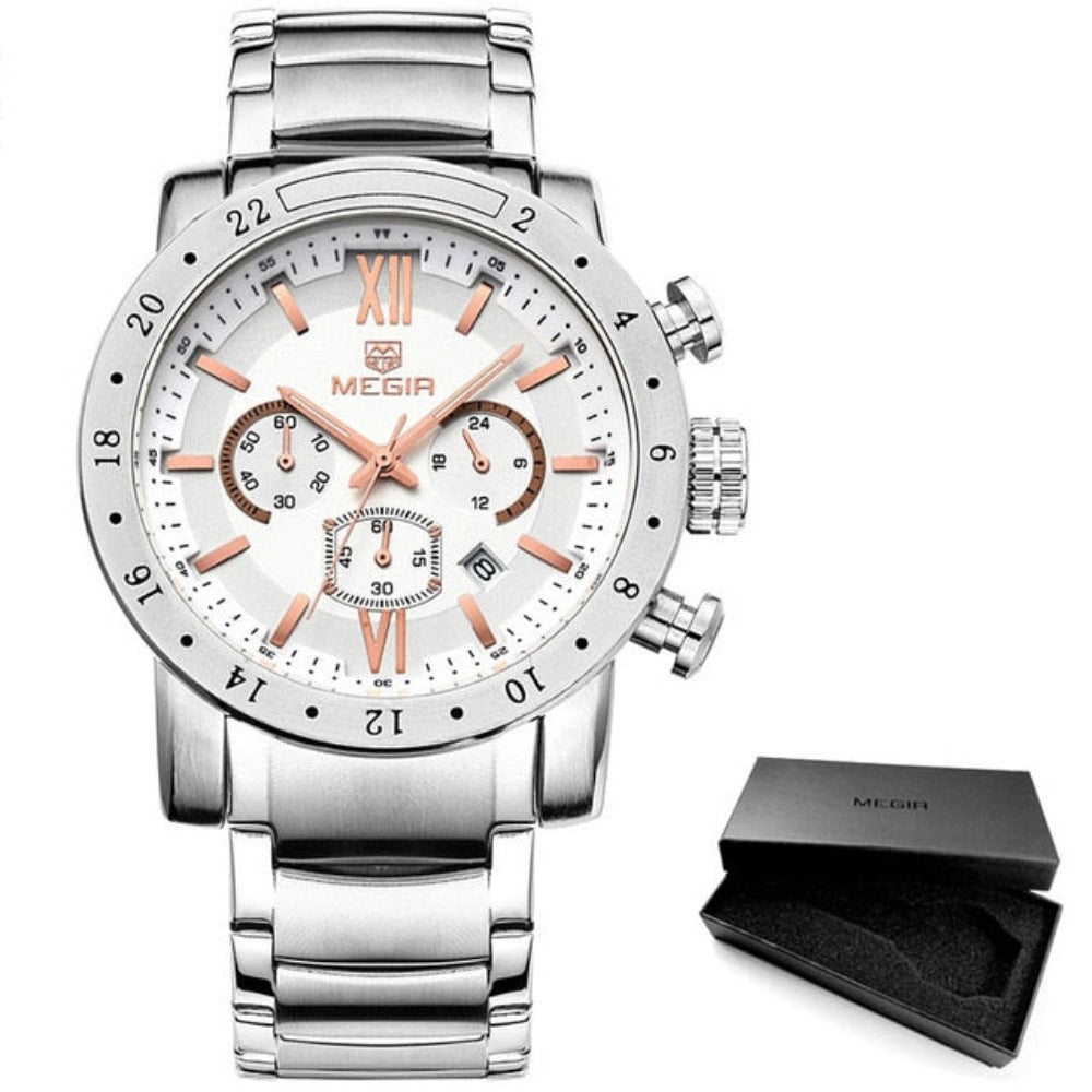 Man Watches Three-eyes waterproof - Lumino - X Best Deals 