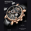 Automatic Mechanical Watch Fashion Leather Men's Watches