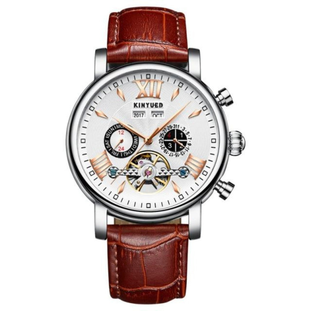 Automatic Mechanical Watch Fashion Leather Men's Watches