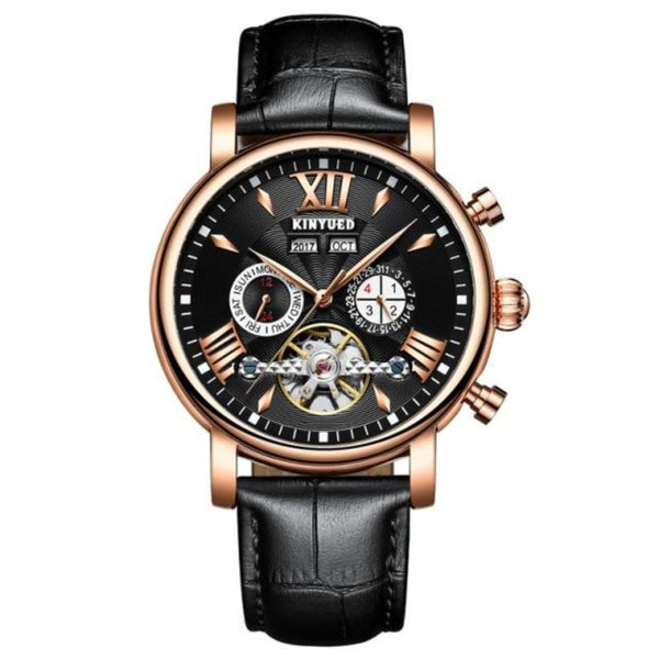 Automatic Mechanical Watch Fashion Leather Men&#39;s Watches