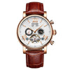 Automatic Mechanical Watch Fashion Leather Men's Watches