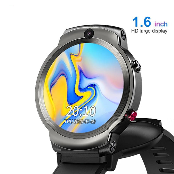 Smart Watch 4G Slip Dual Camera 1.6 inch Round Screen, GPS