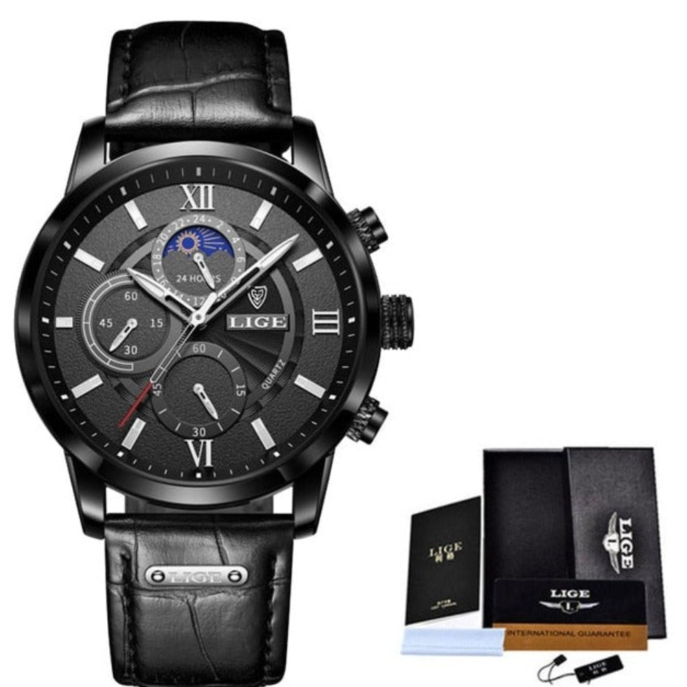 Men&#39;s Watches, Chronograph Multifunctional circular dial