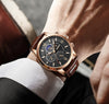 Men's Watches, Chronograph Multifunctional circular dial